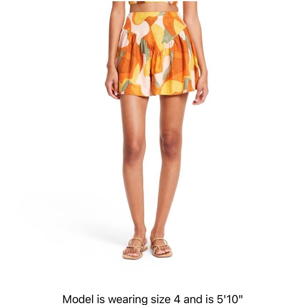 Fe Noel x target paint print skirt